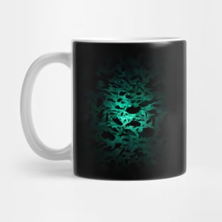 Ocean Fish Swimming in The Deep Blue Mug